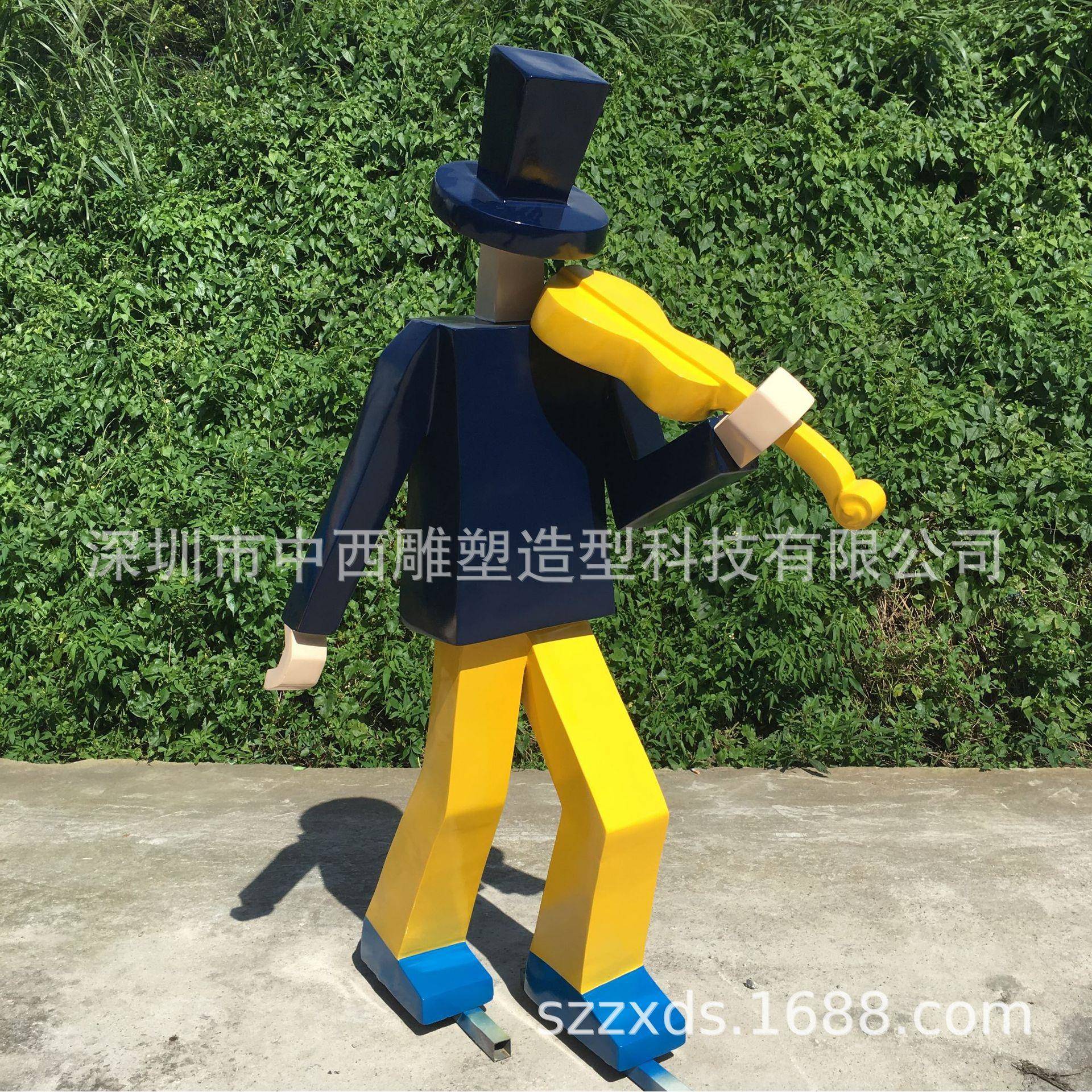 玻璃钢商业美陈卡通人物景观装饰摆件户外大型园林商业街雕塑