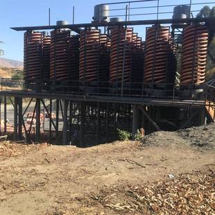 供应螺旋溜槽1500直径20个叶片大型螺旋分级机洗煤设备