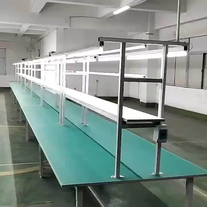 防静电工作台加厚打包台车间流水线操作台实验室带灯桌装配维修台