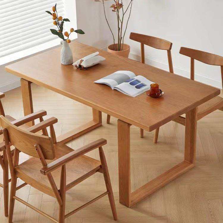 北欧实木餐桌椅组合简约时尚长条桌家用小户型樱桃木白橡木餐桌椅,鲜花速递/花卉仿真/绿植园艺,割草机/草坪机,淘宝优惠券,粉丝福利购,淘宝优惠卷