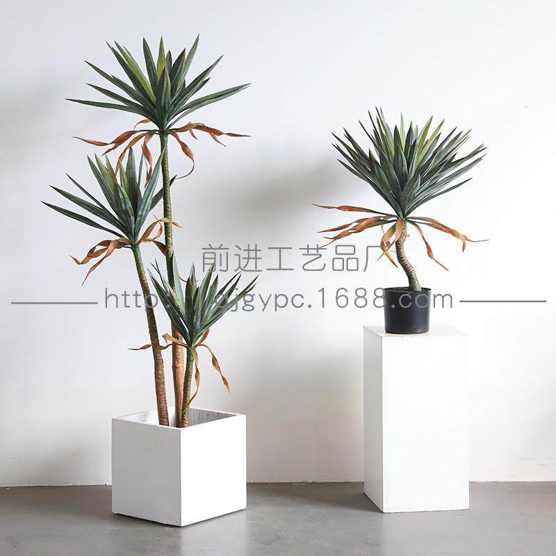 现货仿真绿植荷兰铁假树盆栽北美丝兰树Artificialplants真