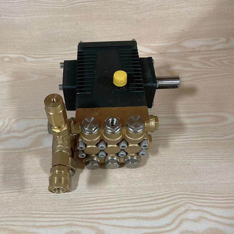 虎啸1814S型高压泵头外轴泵大流量清洗机柱塞泵洗车机商用工业