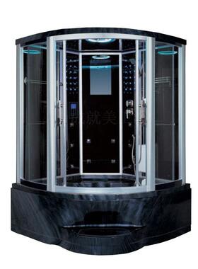 酒店蒸汽房亚克力冲浪按摩浴缸湿蒸桑拿汗蒸房淋浴一体房saunas