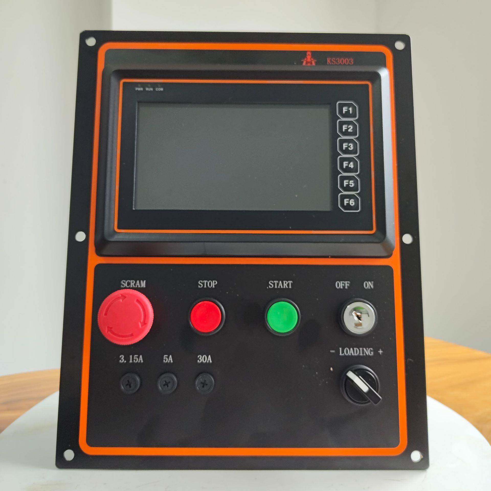 开山螺杆压缩机矿山移动柴油空压机控制器监控仪JCD900KS3003面板