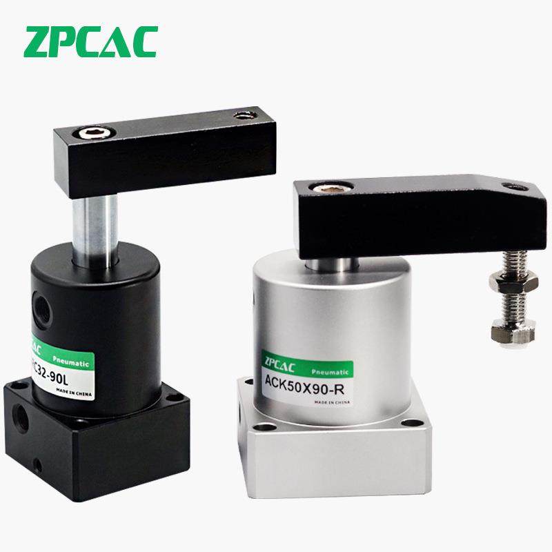 旋转夹紧转角下压气缸SRC-R-L-25/32/40/50/63X90HSR90度180度