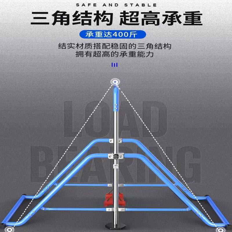 儿童幼儿园引体向上多功能折叠升降单杠家用室内移动感统训练器材