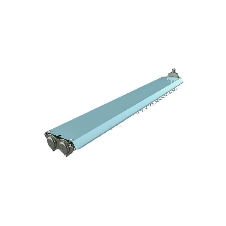 防爆灯管厂房仓库LED支架灯1.2m应急灯双管t818W2×18W防爆荧光灯