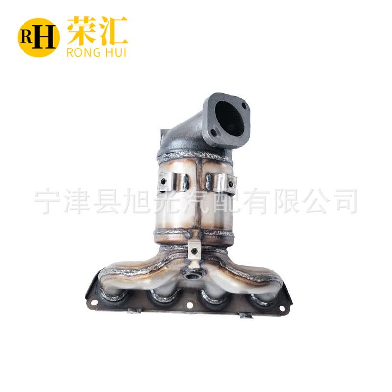适用现代名图三元催化器汽车尾气净化器圣达菲伊兰特桑塔纳