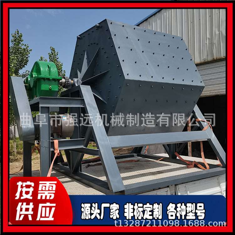 六角八角滚筒研磨机 电动金属表面抛光机 旧零件翻新抛光机