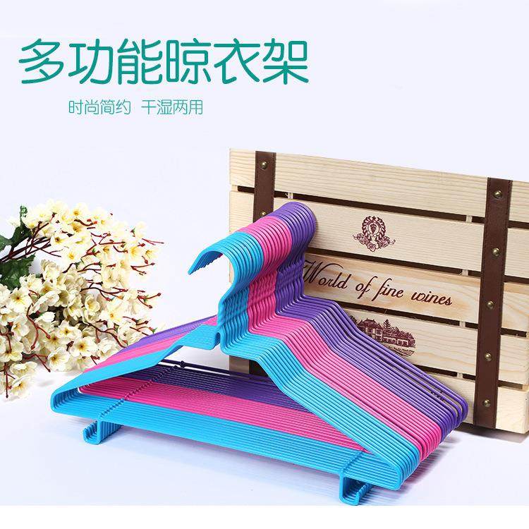 20个衣架家用成人晾衣服架防滑衣挂儿童衣撑晒挂衣架子宿舍用学生