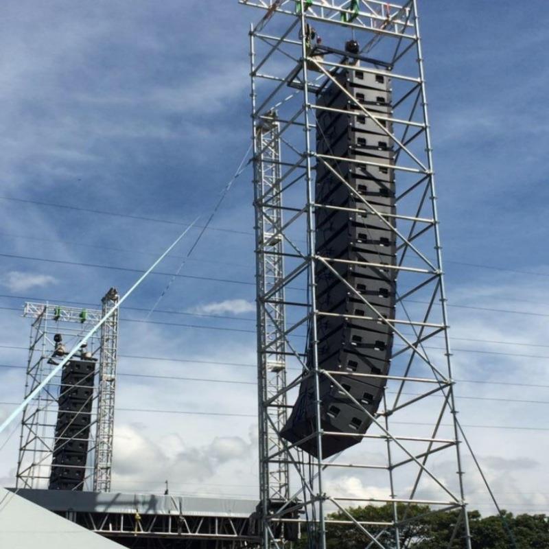 深圳舞台灯光音响设备工程系统大型舞台户外专业音响设备