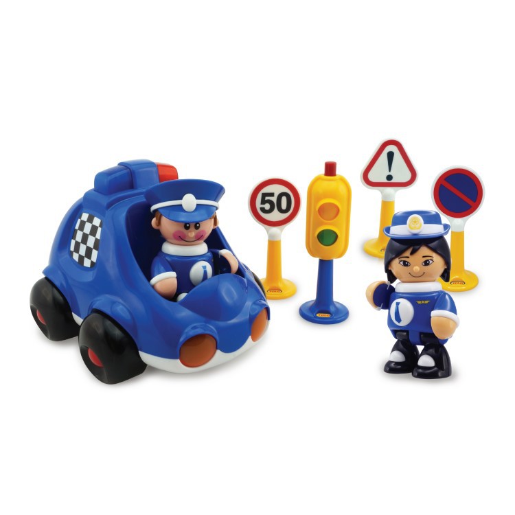 TOLO0-3岁宝宝益智玩具车家庭启蒙早教认知警车套装玩具亲子互动