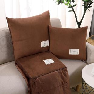 2o6x抱枕被子两用加厚二合一折叠汽车载被枕头办公室午睡毯子靠枕