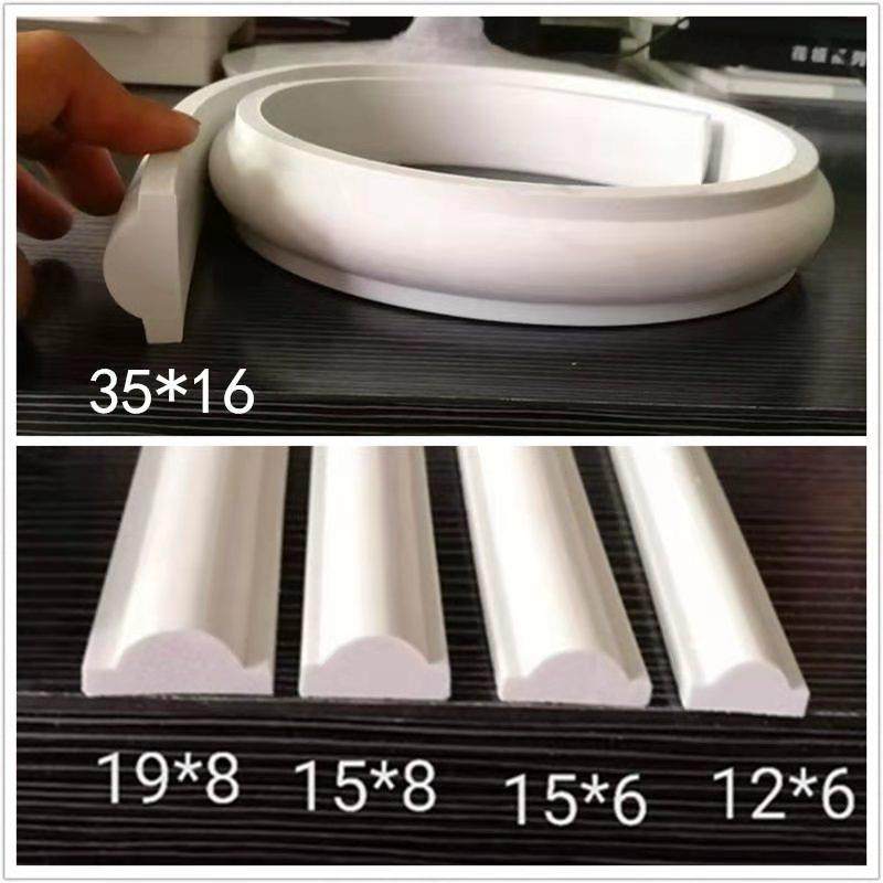 pvc软线条弧形弯曲吊顶门套窗圆弧边框背景墙装修装饰仿石膏线条