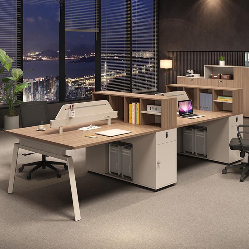 职员桌办公桌椅组合简约现代办公室屏风电脑桌员工位六人位卡座