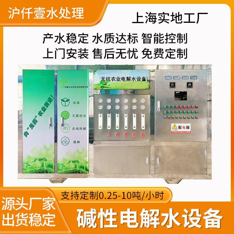 制取弱碱性高端水大型弱碱性电解水生成器碱性离子水设备出水率高