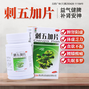 刺五加片正品官方旗舰店治失眠多梦体虚酸痛补肾安神睡眠差安眠