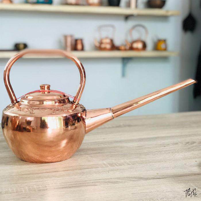茶壶泡茶商用长嘴加汤壶短汤饭茶水间复古大容量火锅店手工餐饮