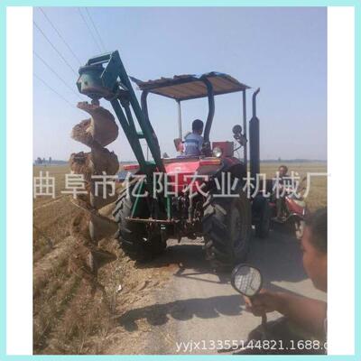 四轮后置悬挂植树造林挖坑机鹤岗哪里有卖种树植树钻眼机