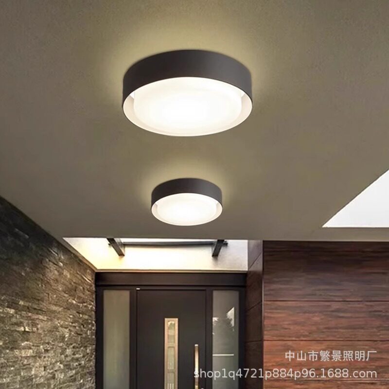 简约现代户外壁灯室外大门灯庭院景观外墙led防水入户吸顶灯