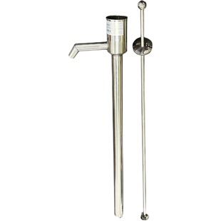 304不锈钢油抽子 带盖子防溅抽液泵手动插桶柴油煤油化工液磺酸泵