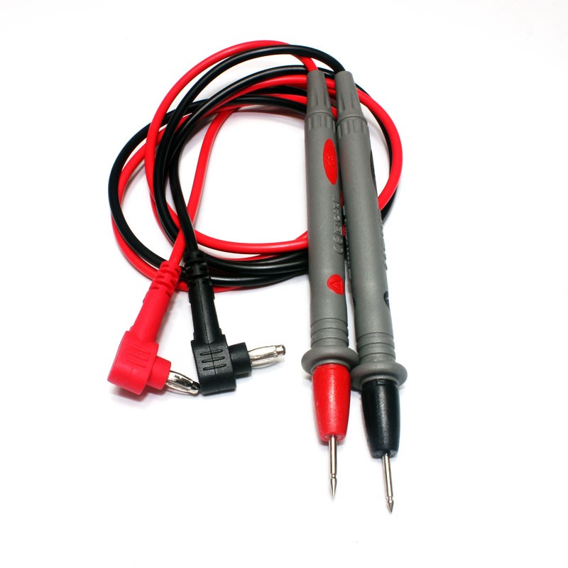 万用表表笔硅胶数字表笔测试线4mm软硅胶线耐用特尖软测试棒表针