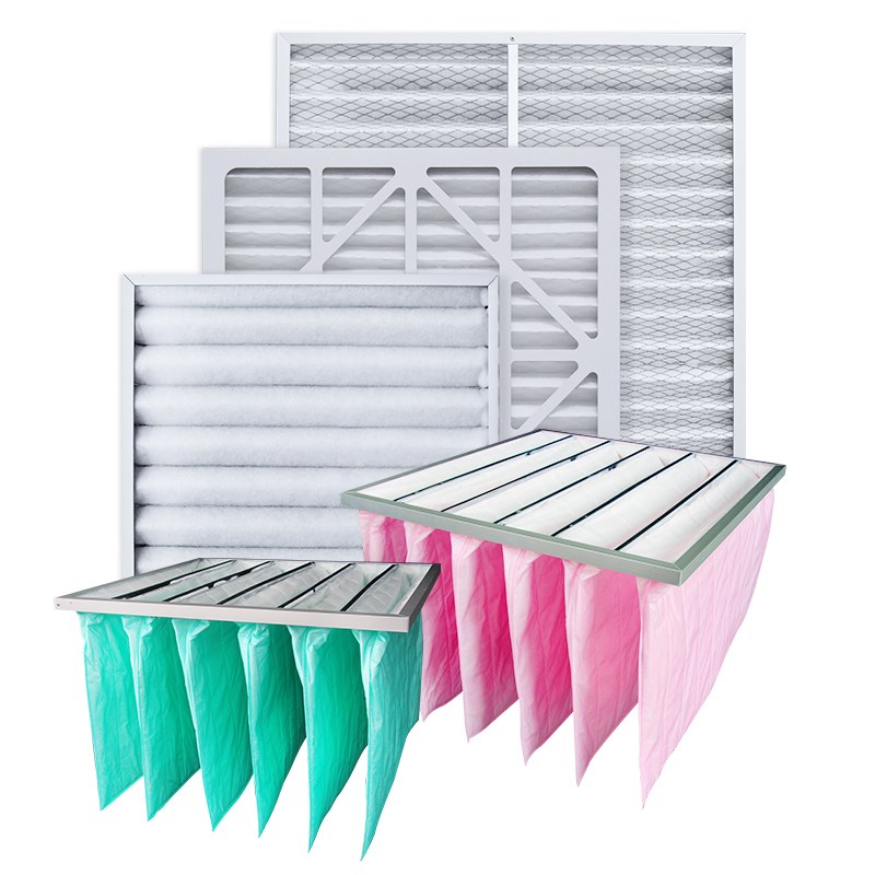 初效过滤网G4中效过滤袋F7粗效龙骨可清洗板式过滤器耐温玻纤滤袋