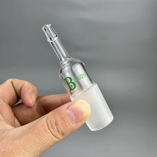 实验玻璃抽气头19#24#14#抽真空标准磨口玻璃抽头弯型抽气接头