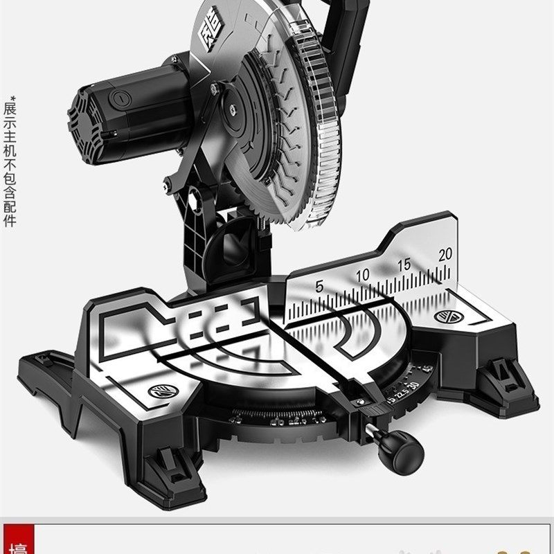 质造锯铝机多功能铝合金切割机高精度45度角铝材木材斜切角锯