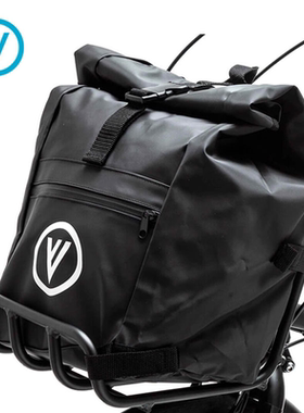 Vello折叠自行车包配件多用途前车包黑色防水可手提肩背包