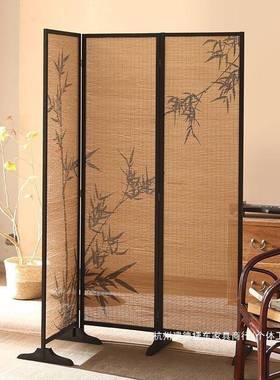 厂家直销编宋代美学ONS新隔式屏风竹子茶室断竹客中厅围挡