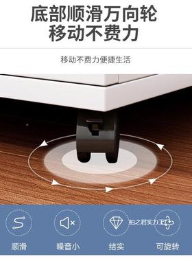 办桌下文件柜办室公柜木储物柜边柜带锁柜子BG002504打印机抽公屉