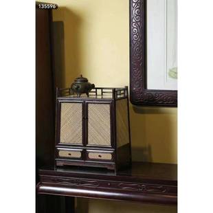 老挝大红酸枝交趾黄檀博古架多宝阁储物柜酒柜古董柜清式明式家具