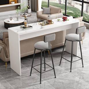 岩板吧台桌家功用小户型客厅沙发隔能IWL断餐厅玄关多桌轻奢餐高