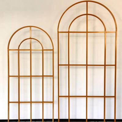 婚庆喜铁置艺拱形背景花F966MH7J摆田事屏风婚礼迎宾区布花架门橱