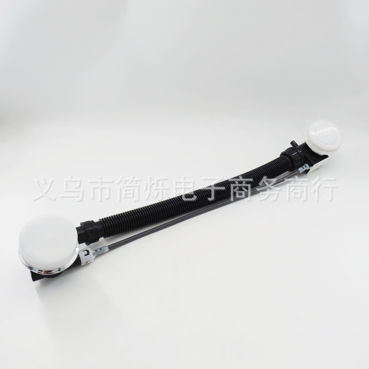 浴缸排水管去水器连体浴缸下水管软管下水器浴缸配件带溢水孔去水