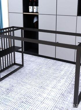 桌子桌腿书板桌支架岩桌金属铁艺底座餐理石茶桌支大撑架子MEU碳