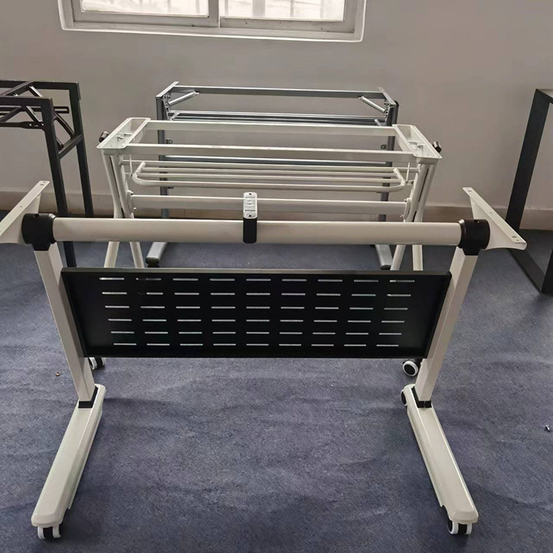 简约现代铁艺折叠长条桌腿支架
