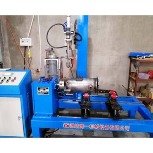 新品 氨气瓶环缝自动焊接机   卧式冰箱压缩机环缝氩弧焊
