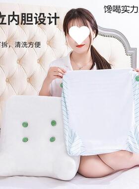 床AL951884头靠垫软包大榻靠背躺床上老人护腰颈腰靠玩手机米新护