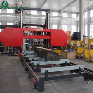 工厂现货 重型卧式龙门锯木机 1300mm大直径木材开板机 带锯跑车