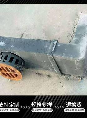 公路蓖桥1梁铸铁泄水管圆盖形矩形管管铸铁地钢管接漏头桥梁泄水
