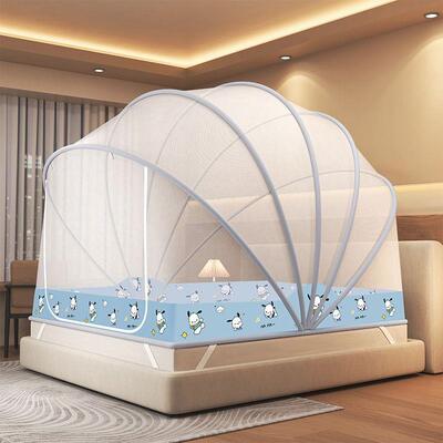 202新款包EFM折叠蚊帐家用卧室免安装防蒙古防5摔儿童止掉床帐全