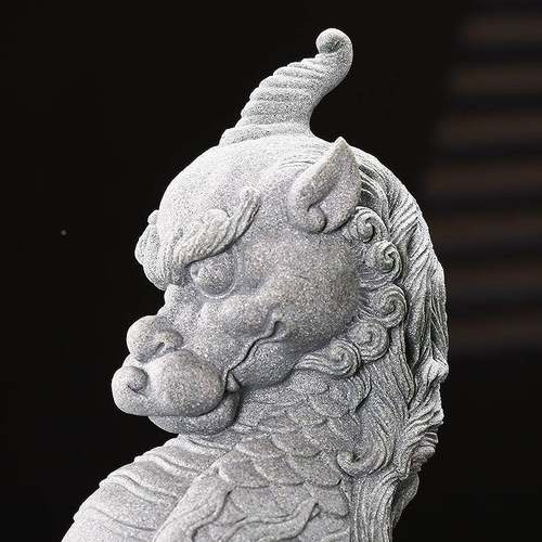 中式国潮TM688351件砂石青龙生九子嘲风摆意客创厅假山鱼缸水族造