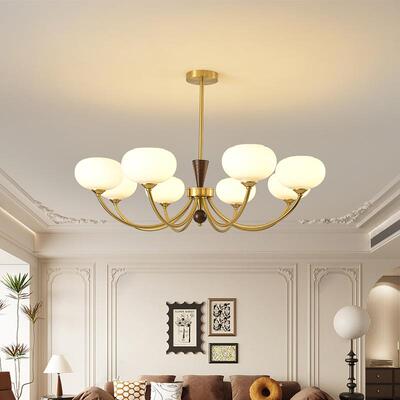 客厅吊11440灯中古南洋复古新款护现代主简约玻大璃气客厅灯眼卧