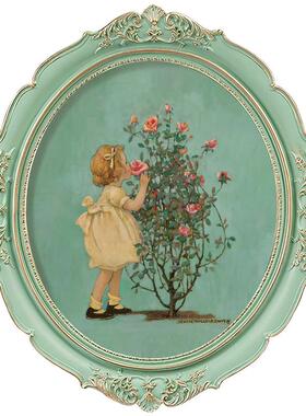 法卉式装饰画复古卧欧室壁餐厅田园花清DY670055新式小众艺术挂画