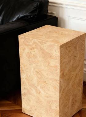 方中古风墩子天树然瘤皮底座展示形台木F998J5TT饰品摆件橱窗模特