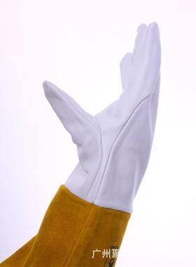 -190AP-1099羊皮TI青G/MIG手套气体焊氩弧焊手套9灵活焊接手套