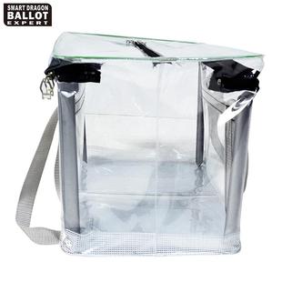 pvc投票袋塑料投票箱大容量水可折叠防袋投箱票35L无品牌/透明投票厂家