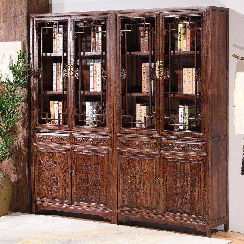 梨实木花书仿花家具5465615书组合新中式仿古架明清古典书柜榆木,畜牧/养殖物资,特种养殖设备,淘宝优惠券,粉丝福利购,淘宝优惠卷